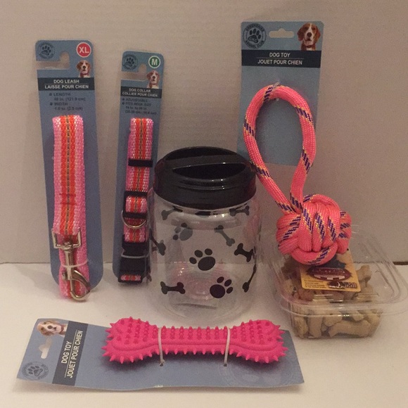 Other - Pretty in pink doggie gift set